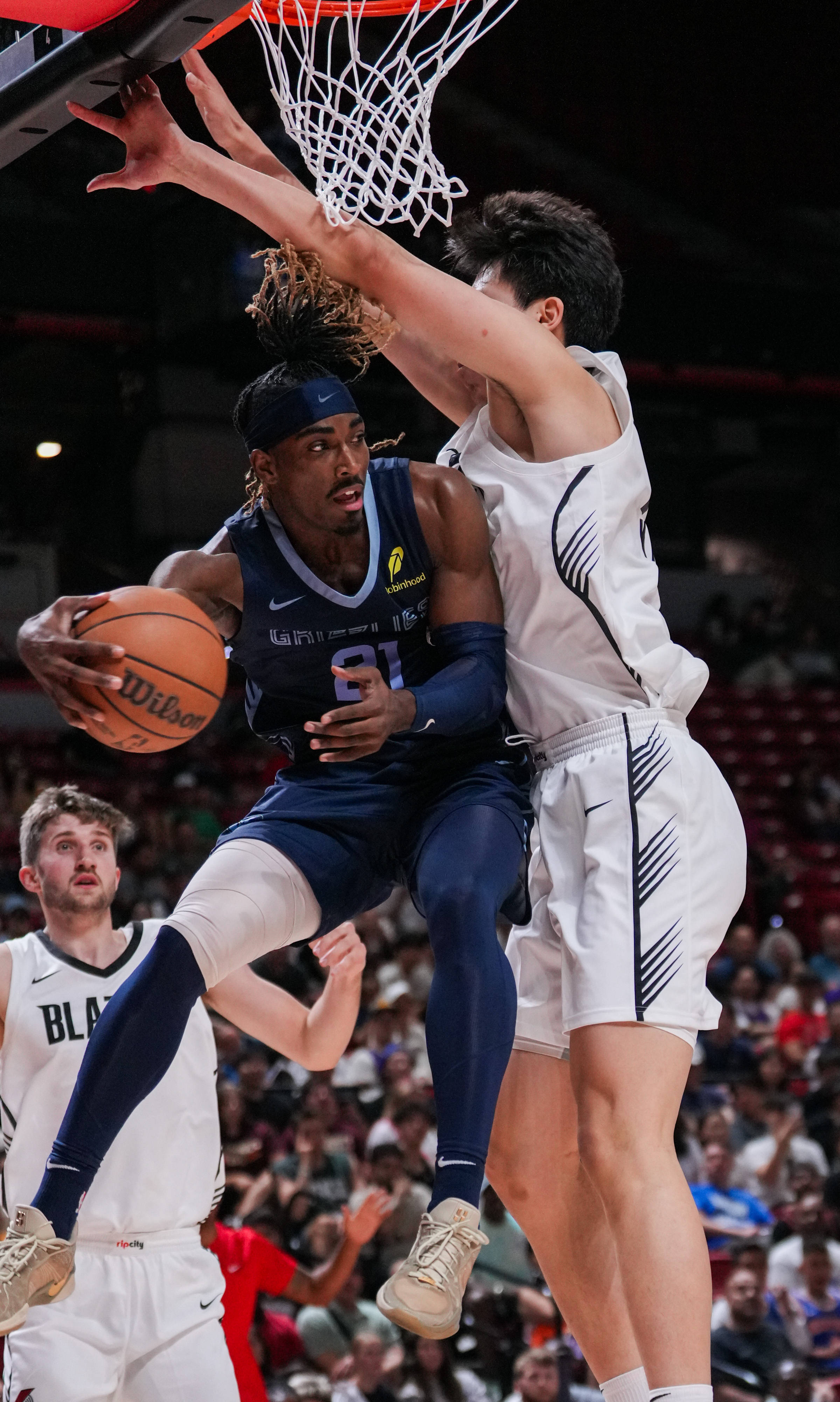 （体育）篮球——NBA夏季联赛：开拓者不敌灰熊