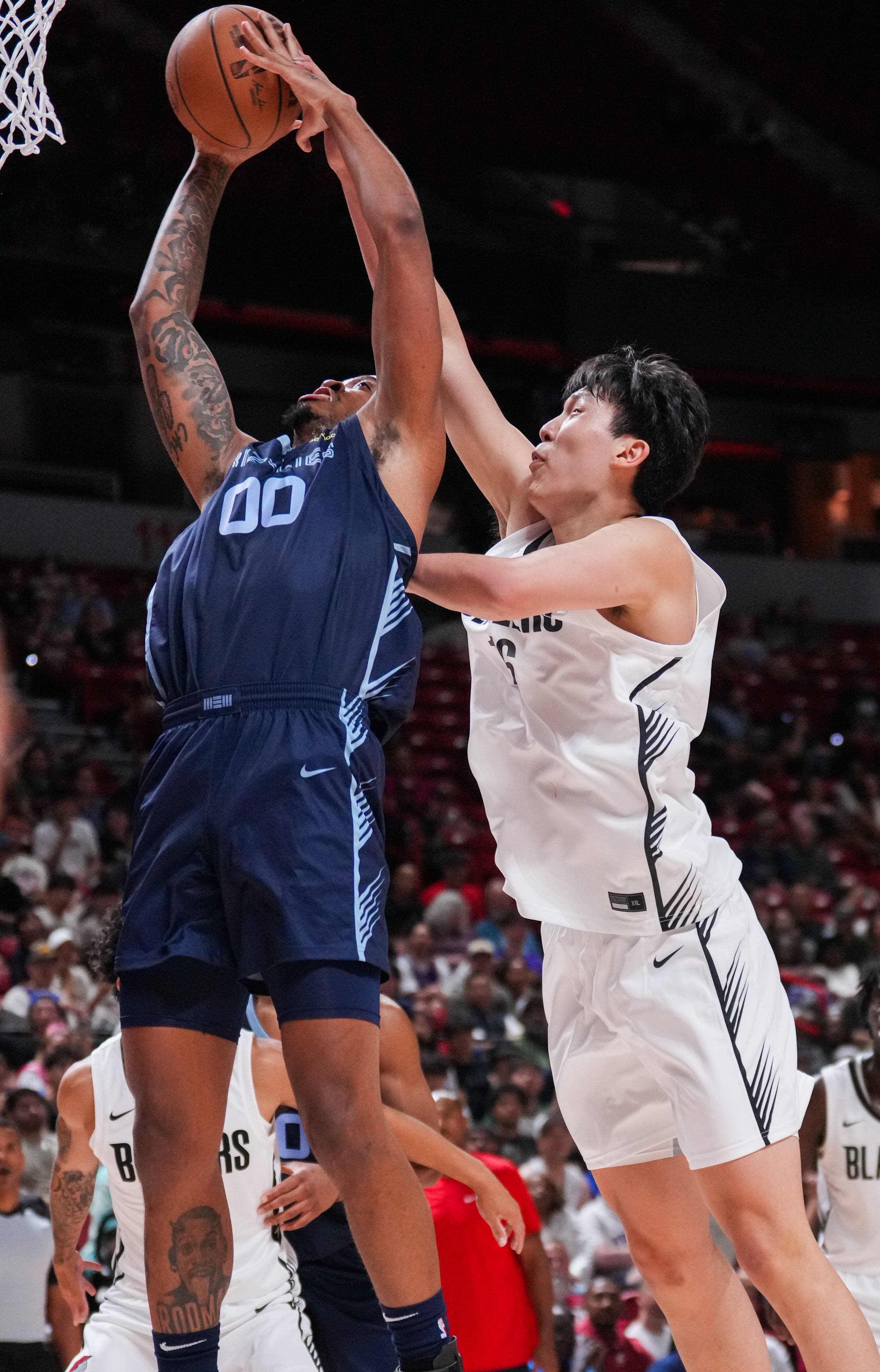 （体育）篮球——NBA夏季联赛：开拓者不敌灰熊