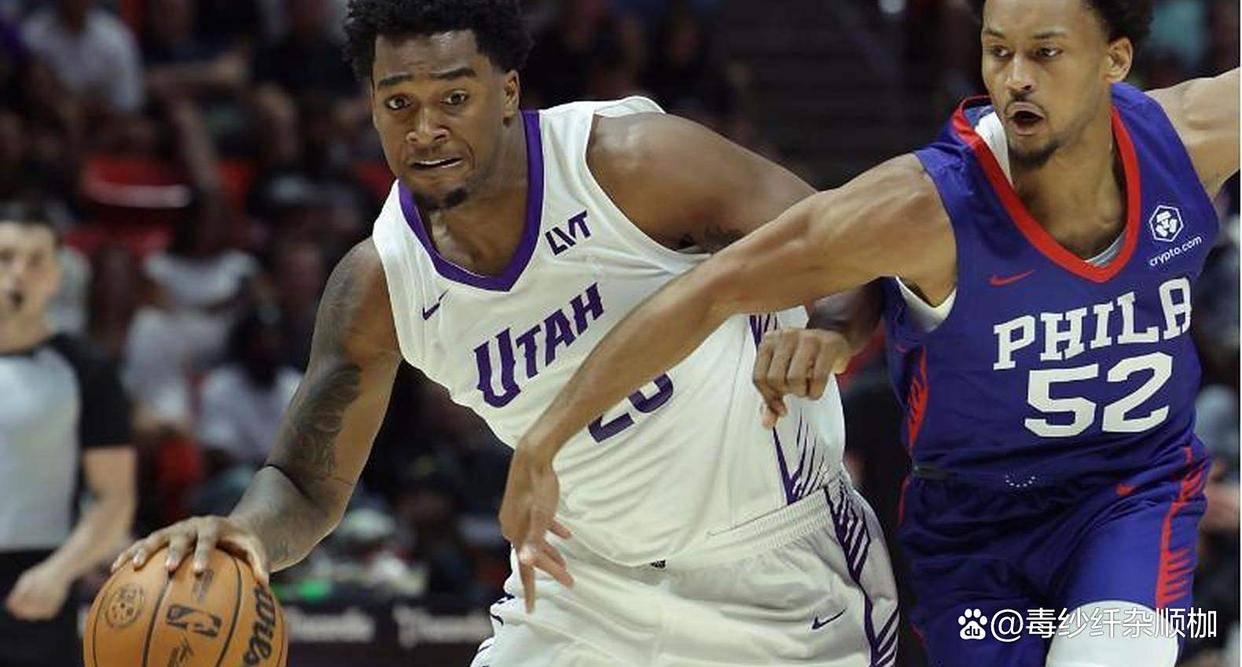 犹他爵士夏联惊现新星,森萨博得分爆发能否逆袭NBA舞台