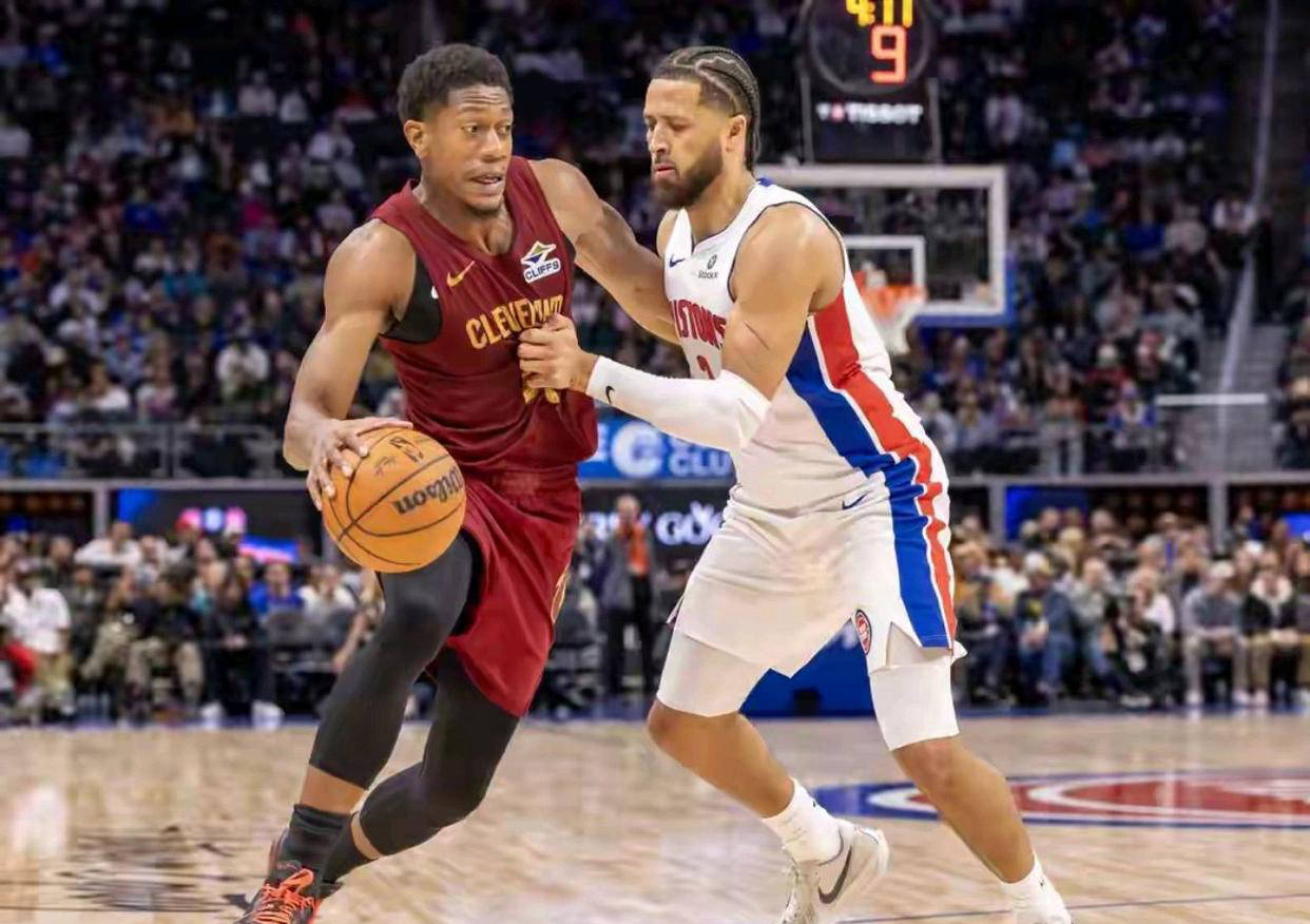 NBA常规赛:克利夫兰骑士116-95轻取底特律活塞,米切尔砍下35分