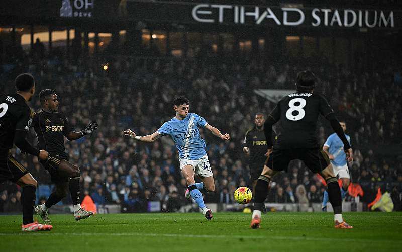 曼城3-0富勒姆 哈兰德建功